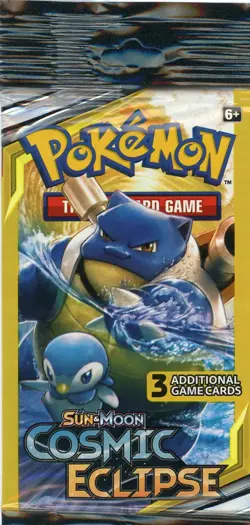 Pokemon TCG Cosmic Eclipse Mini Pack (Blastoise & Piplup Art) New/Sealed - Image 1