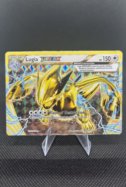 Pokemon TCG Lugia BREAK 79/124 BREAKpoint Full Art Holo EN DMG - Image 2