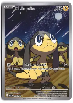 Helioptile 143/132 Illustration Rare Mega Evolution Pokemon Holo NM - Image 1