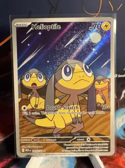 Helioptile 143/132 Illustration Rare Mega Evolution Pokemon Holo 2025 NM - Image 1