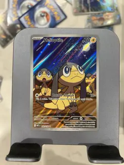 Pokemon Helioptile 143/132 Mega Evolution Holo Illustration Rare Art Card NM - Image 1