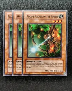 Yu-Gi-Oh - Arcane Archer Of The Forest 3X - Full Playset - Image 1