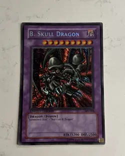 2002 Yu-Gi-Oh! B. Skull Dragon BPT-006 Secret Rare Tin Promo Black - Image 2