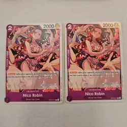 2X One Piece Nico Robin (071) (OP09-071/229) OP09 Emperors in the New World NM - Image 1