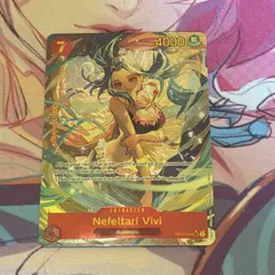 Bandai One Piece Nefeltari Vivi OP04-118 Secret Rare Foil Alt Art 4000/7 - Image 1