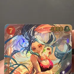 Bandai One Piece Nefeltari Vivi OP04-118 Secret Rare Foil Alt Art 4000/7 - Image 2