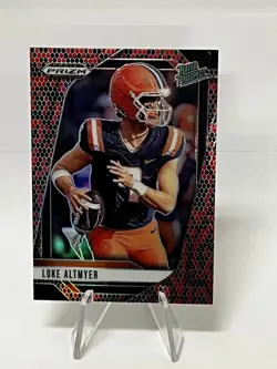 2025 Panini Prizm Draft Picks - Luke Altmyer #156 Snake Skin Prizm (RC) - Image 1
