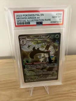 MEOWSCARADA EX 256/193 POKEMON SPECIAL ILLUSTRATION RARE PSA 10 - Image 1
