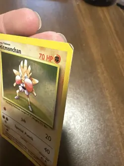 Pokemon TCG Hitmonchan 7/102 Base Set Holo Unlimited Holo Rare - Image 2