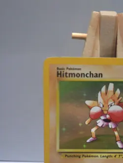 Hitmonchan 7/102 Pokemon Card TCG Base Set Unlimited Holo - Image 3