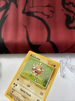 Pokemon TCG Hitmonchan Holo Card, Base Set 7/102 Unlimited - Image 4