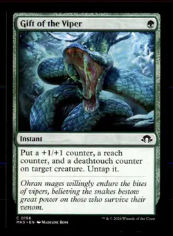 Gift of the Viper 156 Common Modern Horizons 3 Magic: The Gathering Near Mint - Image 1