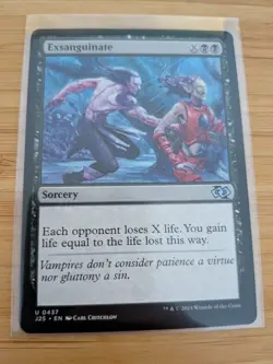 MTG Exsanguinate 0437 J25 Foundations M/NM Free UK P&P - Image 1