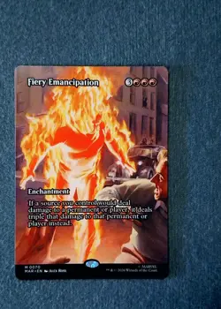 Fiery Emancipation 70 MTG Marvel Universe Mythic Normal NM - Image 1
