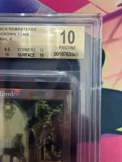 BGS 10 - Overgrown Tomb (Retro Frame) (Serial Numbered) Ravnica Remastered Foil - Image 3