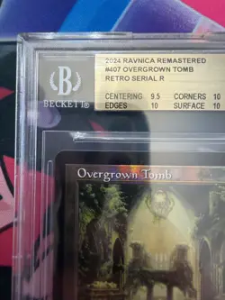 BGS 10 - Overgrown Tomb (Retro Frame) (Serial Numbered) Ravnica Remastered Foil - Image 4