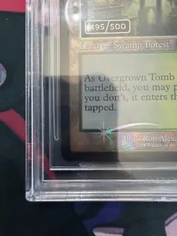 BGS 10 - Overgrown Tomb (Retro Frame) (Serial Numbered) Ravnica Remastered Foil - Image 5
