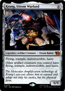 Krang, Utrom Warlord 0175 NM Teenage Mutant Ninja Turtles Mythic MTG - Image 1