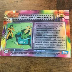 Pokemon TCG Round One Equals Defeat Pokemon Topps Mewtwo Strikes Back 26 - Image 5