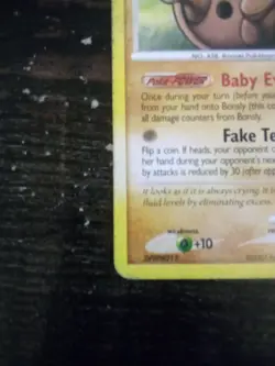 Nintendo Pokemon TCG Bonsly DPBP#213 Diamond & Pearl Common Regular English 2007 - Image 4