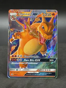 Charizard GX SM211 Ultra Rare Holo Pokemon Hidden Fates Black Star Promo NM - Image 1
