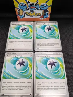 4x Boomerang Energy - Trainer Play Set - 166/167 - Twilight Masquerade - Pokemon - Image 1
