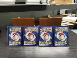 1999 Pokemon Jungle Holo Rare SNORLAX 11/64 No Symbol Error x4 NM MT UNPLAYED - Image 2