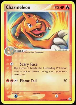 Charmeleon 28/108 Uncommon Power Keepers Pokemon Lightly Played - Image 1
