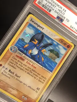 Swampert EX Crystal Guardians Earth Shower Deck 27/100 Holo PSA 8 Pokemon Card - Image 2