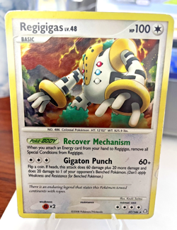 Pokemon Card - Regigigas 37/146 - Cosmos Holo Rare - Legends Awakened 2008 - Image 1
