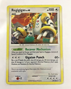 Pokemon Card - Regigigas 37/146 - Cosmos Holo Rare - Legends Awakened 2008 - Image 2