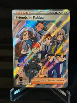 Pokemon TCG Friends In Paldea #137/131 Full Art Holo SV: Prismatic Evolutions - Image 1