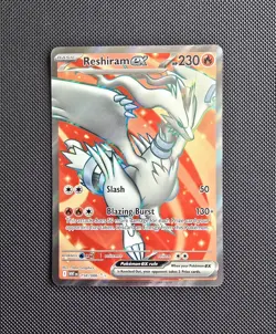 Pokemon Reshiram ex Ultra Rare Sv: White Flare 158/086 - Image 1