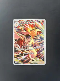 Pokemon TCG Ethans Typhlosion 190/182 - poor condition *read description* - Image 1