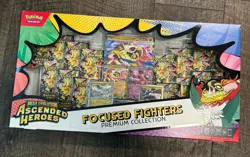 Pokemon TCG Ascended Heroes Focused Fighters Box w/ Booster Promo - Image 1
