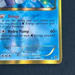Blastoise 137/135 Plasma Storm Holo Secret Rare Pokemon Card - Image 4