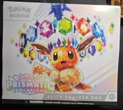 Pokemon TCG SV8.5 Prismatic Evolutions Elite Trainer Box Factory Sealed - Image 1