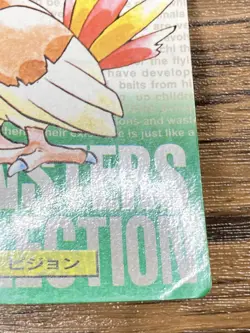 Pokemon Carddass Card Pidgeotto No.17 Bandai Pocket Monsters Green ver. 1996 - Image 3