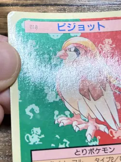 Pokemon Carddass Card Topsun No. 18 Pidgeot Pocket Monsters Blue Back - Image 4