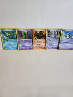 Pokemon 2005 Deoxys Stamped 5 Card Lot - Image 1