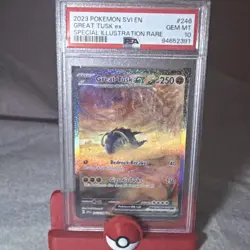 PSA 10 2023 Pokemon TCG SV01 Scarlet & Violet Great Tusk ex 246/198 SIR Holo - Image 2