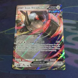 Iron Treads EX 066/091 Holo Double Rare S & V Paldean Fates Pokemon Card - Image 1