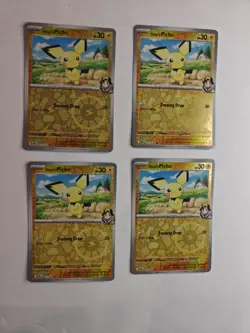 Ethan's Pichu 071/182 Common Destined Rivals Pokemon Reverse Holo 4 - Image 1