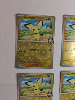 Ethan's Pichu 071/182 Common Destined Rivals Pokemon Reverse Holo 4 - Image 2