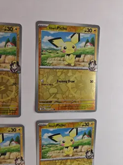 Ethan's Pichu 071/182 Common Destined Rivals Pokemon Reverse Holo 4 - Image 3