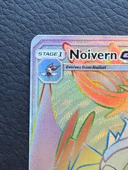 Noivern GX (Secret) Holo Rainbow Rare SM - Burning Shadows 160/147 Pokemon NM - Image 2