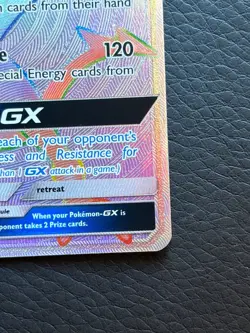 Noivern GX (Secret) Holo Rainbow Rare SM - Burning Shadows 160/147 Pokemon NM - Image 4