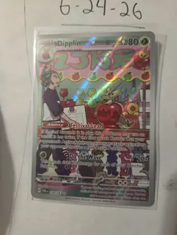 Pokemon Dipplin 170/167 SV06 Twilight Masquerade Full Art Holo IR ENG - Image 1