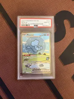 Pokemon TCG Mew EX 216/091 PSA 10 Paldean Fates Full Art Shiny Ultra Rare - Image 1
