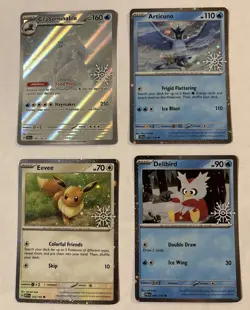 Pokemon TCG Winter Promo Lot - Image 1
